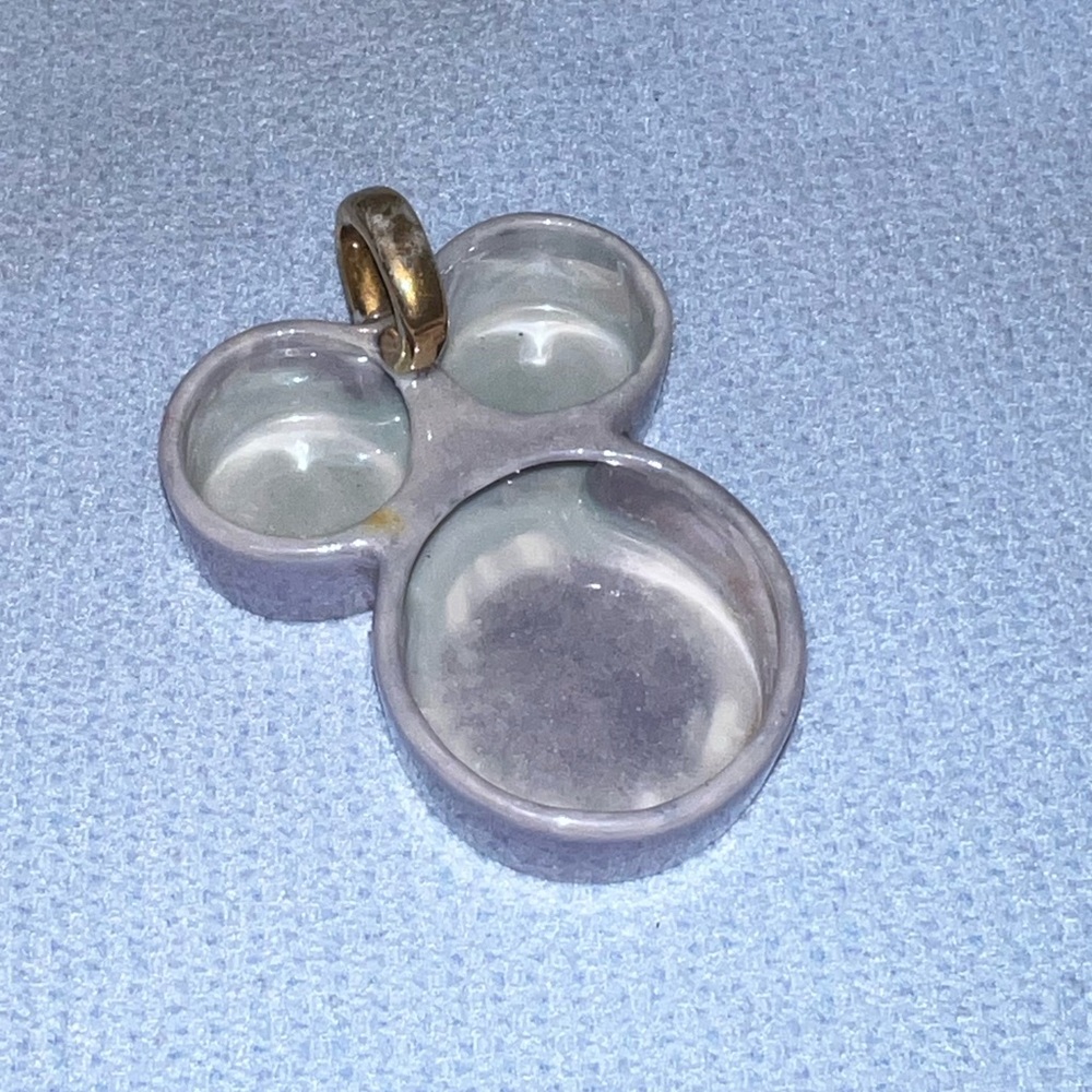 Rare Vintage Condiment Salt Shaker Holder Lusterware Hand Painted Japan - Picture 13 of 16